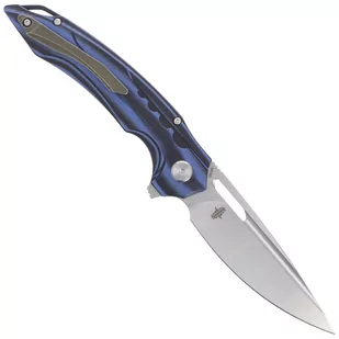Nóż składany Bestech Ornetta Carbon Fiber / Blue G10, Stonewash / Satin N690 by Kombou (BL02A) - Noże - miniaturka - grafika 3