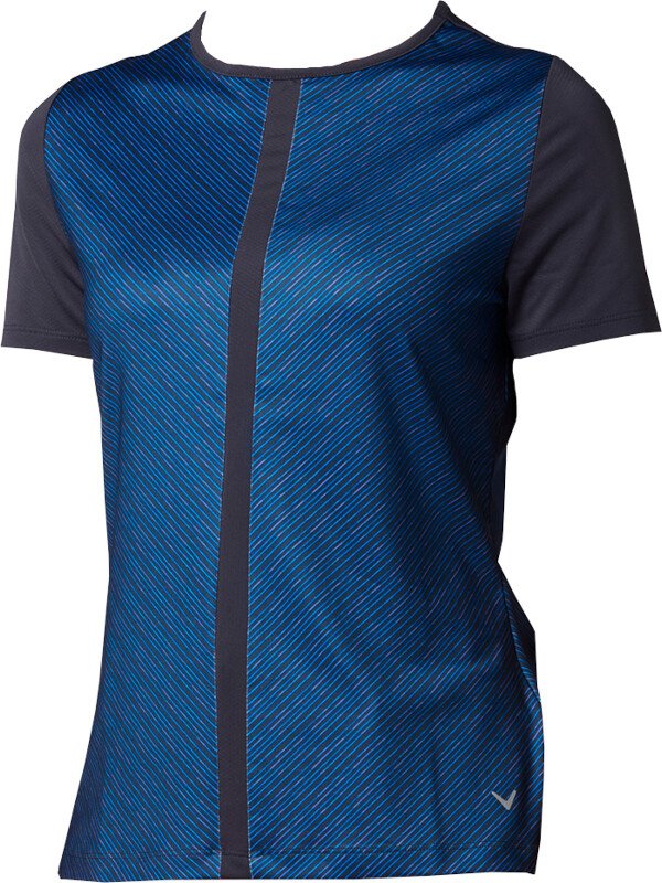 Koszulka damska Callaway Womens Mitered Reflection Stripe L