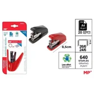 Zszywki - Mp Main Paper Zszywacz duży 60% mniej wysiłku 24/6 + zszywki MIX - miniaturka - grafika 1