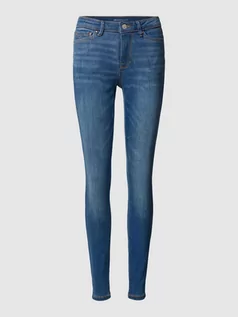 Spodnie damskie - Jeansy o kroju skinny fit z 5 kieszeniami model ‘Nela’ - grafika 1