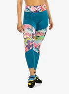 Sprzęt wspinaczkowy - Legginsy wspinaczkowe damskie Ocun Rhea Leggings - blue fjord - miniaturka - grafika 1