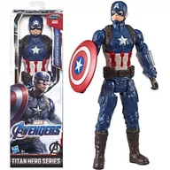 Figurki dla dzieci - Hasbro AVN Figurka Tytan Hero Captain America E3919 cena za 1szt - miniaturka - grafika 1