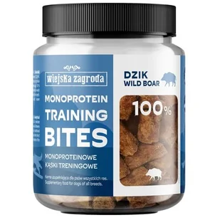 Przysmak dla psa WIEJSKA ZAGRODA Treningowy Dzik kąski monoproteinowe 150 g - Przysmaki dla psów - miniaturka - grafika 1