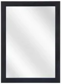 Lustra - Czarne lustro ścienne w drewnianej ramie D4-M63 - miniaturka - grafika 1