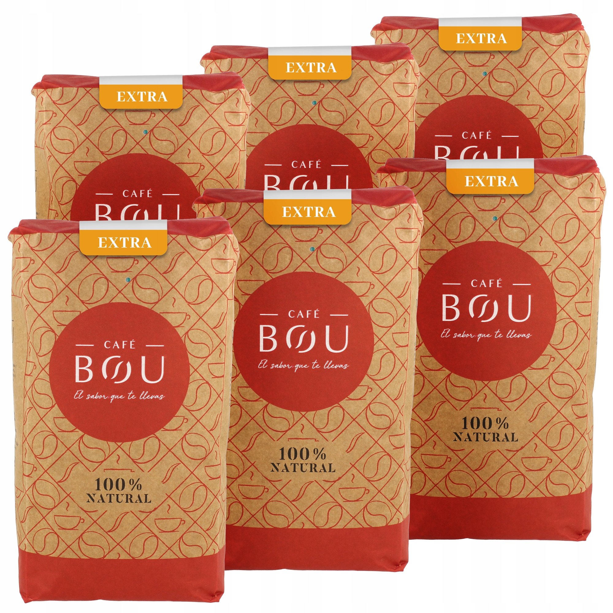 Kawa ziarnista Bou cafe Natural Extra 6 kg Espana