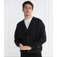 Swetry męskie - Tommy Jeans Kardigan | Relaxed fit - miniaturka - grafika 1