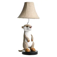 Lampy stojące - Happy Lamps Lampa stołowa dla dzieci Surykata beżowa - Eddie - miniaturka - grafika 1