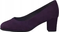 Czółenka - JANA DAMSKIE CZÓŁENKA FIOLETOWE NA OBCASIE 39 6AA - miniaturka - grafika 1