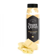 Dodatki do ciast w proszku - SWEET VELVET Słodki sos o smaku białej czekol 1 l - miniaturka - grafika 1