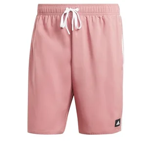 adidas Męskie szorty kąpielowe 3S Clx klasyczna długość, XS, Ulubiony szkarłatny/biały, XS - Spodenki damskie - miniaturka - grafika 1