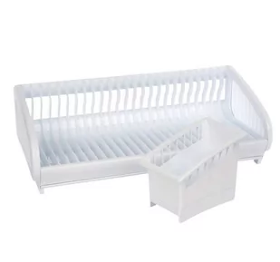 Altom SUSZARKA DO NACZYŃ Z OCIEKACZEM BIAŁA 47,5X22X20CM 5900119051915 - Suszarki do naczyń - miniaturka - grafika 1