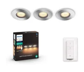 Systemy inteligentnych domów - Philips Hee White Ambiance Adore 3x5W Oprawy podtynkowe  2200–6500K chrom - miniaturka - grafika 1