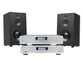 Zestawy stereo - Rotel A14 MkII (srebrny) + CD14 MKII (srebrny) + Utah 8 (czarny) - miniaturka - grafika 1