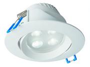 Lampy sufitowe - Nowodvorski Oczko Elo 8990 lampa sufitowa oprawa downlight 1X5W LED 4000K białe - miniaturka - grafika 1