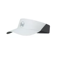 Czapki i chusty sportowe damskie - BUFF Daszek biegowy GO VISOR solid white - miniaturka - grafika 1