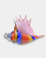 Figurki dekoracyjne - Figura Szklana w Stylu Murano Muszla Ślimaka Morskiego - miniaturka - grafika 1