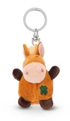 Plecaki - Breloczek koń z koniczyną 5cm - pomarańczowy - Lojalny towarzysz dla wszystkich grup wiekowych z karabińczykiem, idealny do plecaka, torby, smyczy lub kluczy 62068 - miniaturka - grafika 1