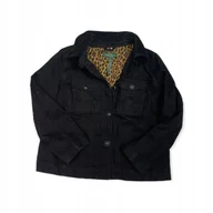 Kurtki damskie - Jeansowa kurtka damska czarna RALPH LAUREN XL - miniaturka - grafika 1