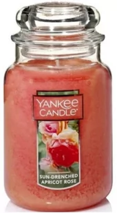 Yankee Candle Large Jar Sun-Drenched Apricot Rose Skąpana W Słońcu Róża Morelowa 623g - Świece - miniaturka - grafika 1