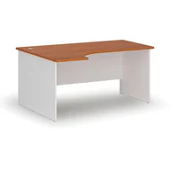 Biurka - Biurko narożne PRIMO WHITE, 1600 x 1200 mm, lewe, biały/czereśnia - miniaturka - grafika 1