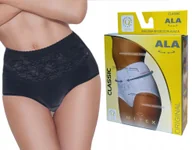 Bielizna nocna - figi wyszczuplające brzuch MITEX ALA czarne , XXL - miniaturka - grafika 1