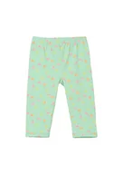 Legginsy - s.Oliver mit Allover Print Legginsy Capri z nadrukiem all-Over dla dziewczynek i dziewcząt, Zielony, 92 - miniaturka - grafika 1