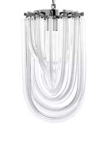 KingHome Lampa wisząca MURANO S chrom szkło metal - Lampy sufitowe - miniaturka - grafika 1