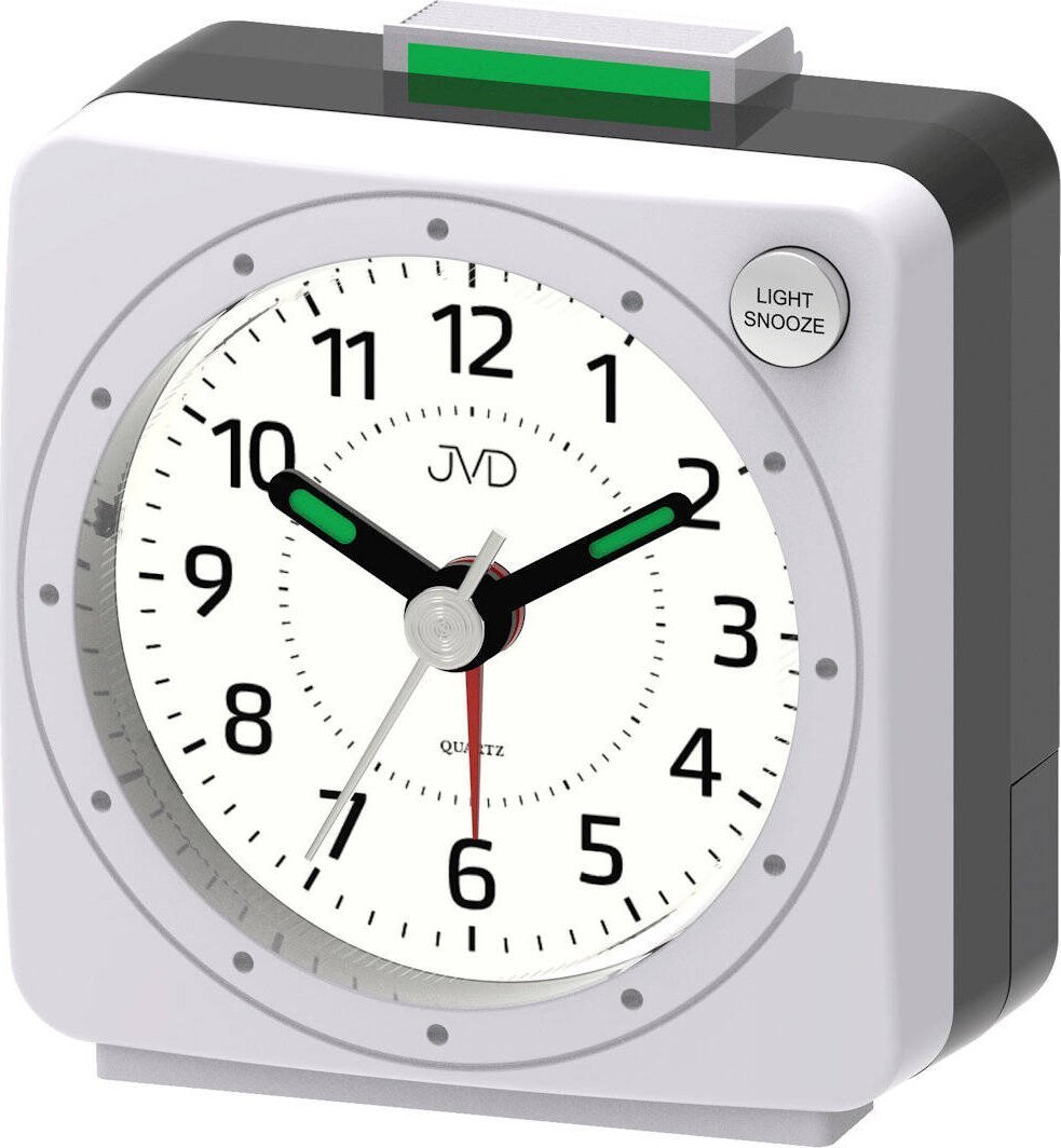 JVD Budzik JVD SR220.15 mały 5,6 cm podświetlenie drzemka .