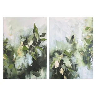 Obrazy z ręcznie malowanymi elementami zestaw 2 szt. 50x70 cm Myrtle – Styler - Obrazy i zdjęcia na płótnie - miniaturka - grafika 1