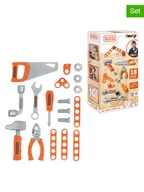 Zabawy w naśladowanie dorosłych - Smoby Zestaw narzędzi "Black+Decker" w kolorze szaro-pomarańczowym - 3+ - miniaturka - grafika 1