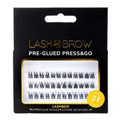 Sztuczne rzęsy i akcesoria - LASH BROW Press & Go Zestaw Kępek Samoprzylepnych Natural Daily - miniaturka - grafika 1