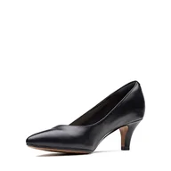 Czółenka - Clarks Linvale Jerica czółenka damskie, Czarny Black Leather, 37 eu - miniaturka - grafika 1