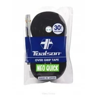 Tenis ziemny - Owijka wierzchnia Toalson Neo Quick 30P - czarna - miniaturka - grafika 1