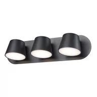 Lampy ścienne - Italux Kinkiet lampa ścienna Kuola MB1350-3 BK Czarny MB1350-3 BK - miniaturka - grafika 1