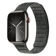 Akcesoria do smartwatchy - Pasek CRONG Melange do Apple Watch 4/5/6/7/8/9/SE/SE 2/SE 2022/Ultra/Ultra 2 (42/44/45/49mm) Czarny - miniaturka - grafika 1