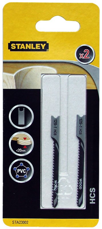 Stanley Brzeszczoty do wyrzynarki U 2szt. do drewna PVC STA23002