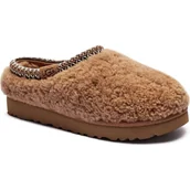Klapki i japonki damskie - UGG Skórzane mule TASMAN MAXI CURLY | z dodatkiem wełny - miniaturka - grafika 1
