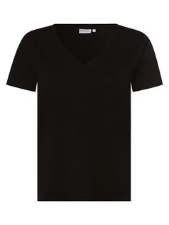 Koszulki i topy damskie - Calvin Klein - T-shirt damski, czarny - grafika 1
