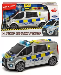 DICKIE SOS Ford Transit Policja 28cm DICKIE ZB-117829 - Masy plastyczne - miniaturka - grafika 2