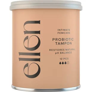 Ellen Tampony Probiotyczne Medium 12 Szt. - Tampony - miniaturka - grafika 1