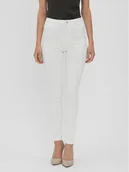 Spodnie damskie - Vero Moda Jeansy Sophia 10262685 Biały Skinny Fit - miniaturka - grafika 1