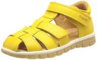 Buty dla dziewczynek - Bisgaard Sandały dla niemowląt Angus uniseks, żółty, 20 EU - miniaturka - grafika 1