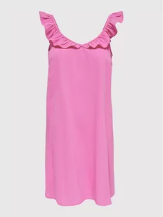 Only Sukienka letnia Zora 15250012 Różowy Regular Fit - Sukienki - miniaturka - grafika 1