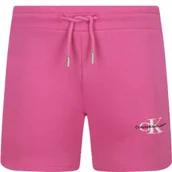 Spodnie i spodenki dla dziewczynek - Calvin Klein Jeans Szorty | Regular Fit - miniaturka - grafika 1