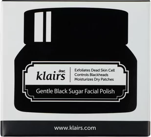 Klairs Gentle Black Sugar Facial Polish (110ml) - Peelingi i scruby do twarzy - miniaturka - grafika 2