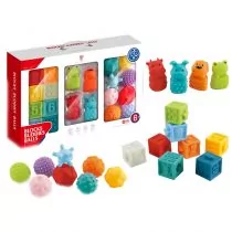Askato Kule sensoryczne 20 sztuk - Zabawki sensoryczne - miniaturka - grafika 1