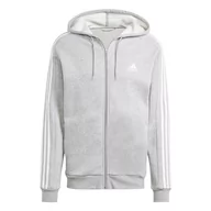 Bluzy męskie - adidas Męska bluza dresowa z kapturem, Średni szary wrzos, 4XL - miniaturka - grafika 1