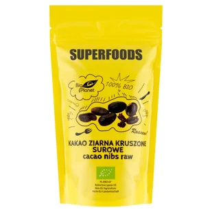 Bio Planet Superfoods Superfoods Kakao Ziarno Kruszone Surowe Kakaowiec 250g - Kakao i czekolada - miniaturka - grafika 2
