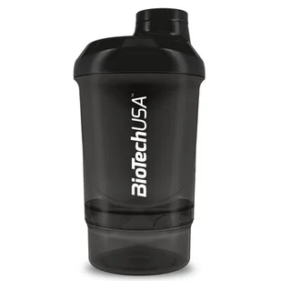 BioTech USA Shaker Nano, czarny, 300 ml - Shakery barmańskie - miniaturka - grafika 1