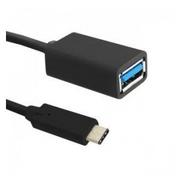 Kable USB - Qoltec Kabel USB 3.1 typ C męski USB 3.0 A żeński0.5 m (50486) - miniaturka - grafika 1